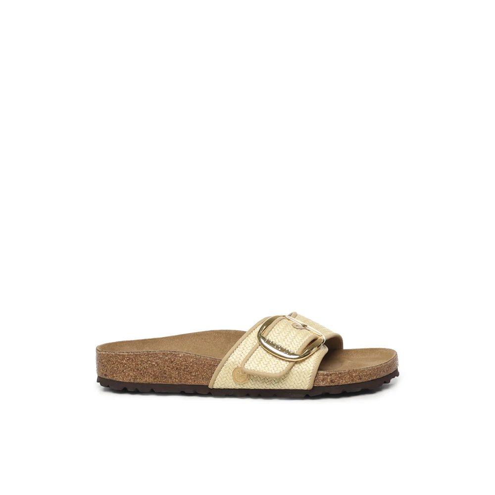Birkenstock Women's Beige Sandals With Fabric Upper