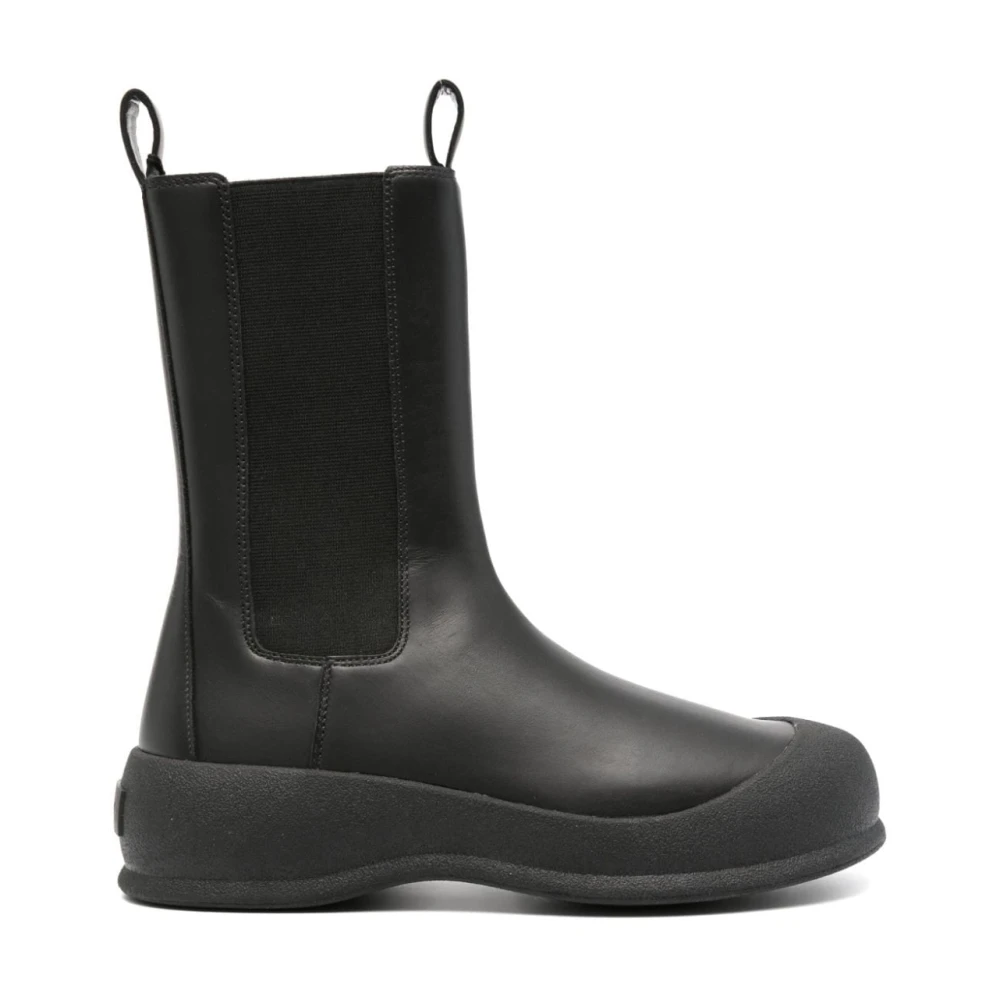 Bally Black Chelsea Boots, Female, 5 Uk, Leather Ankle Bootie