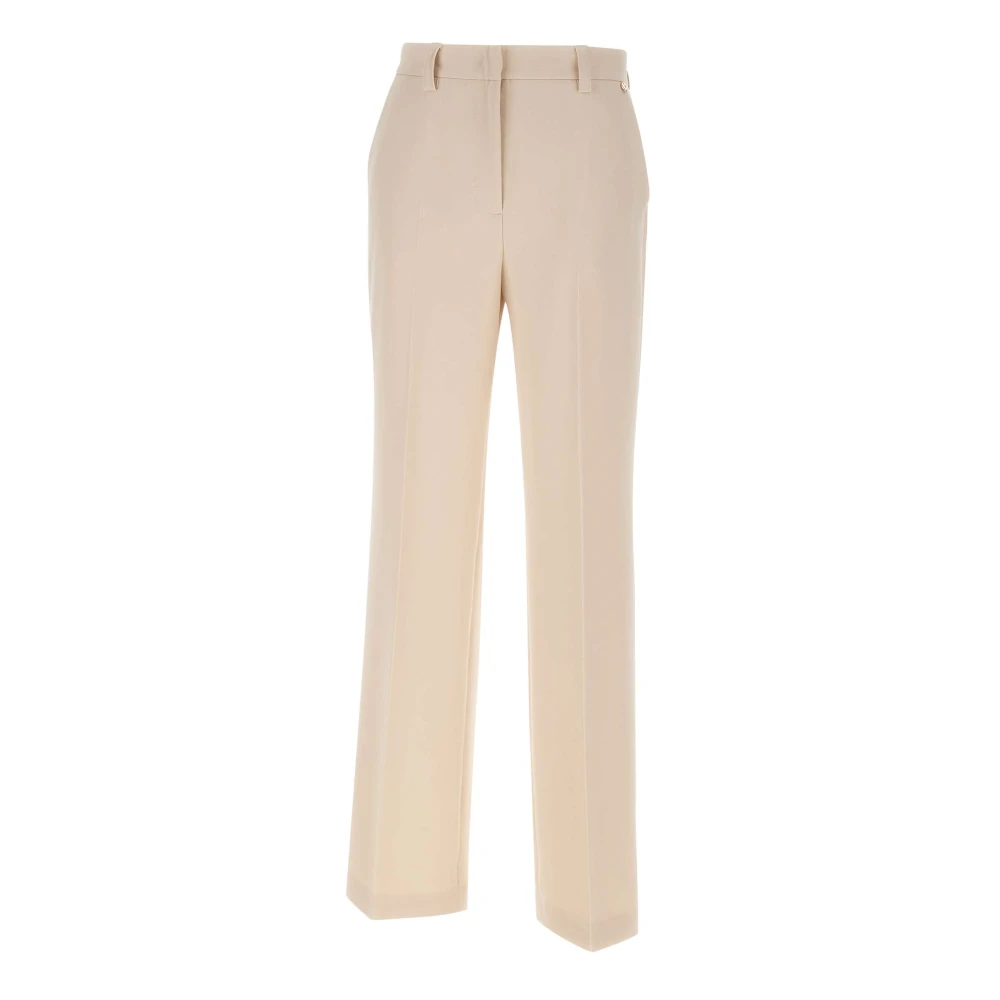 Liu Jo Women's White Palazzo Trousers