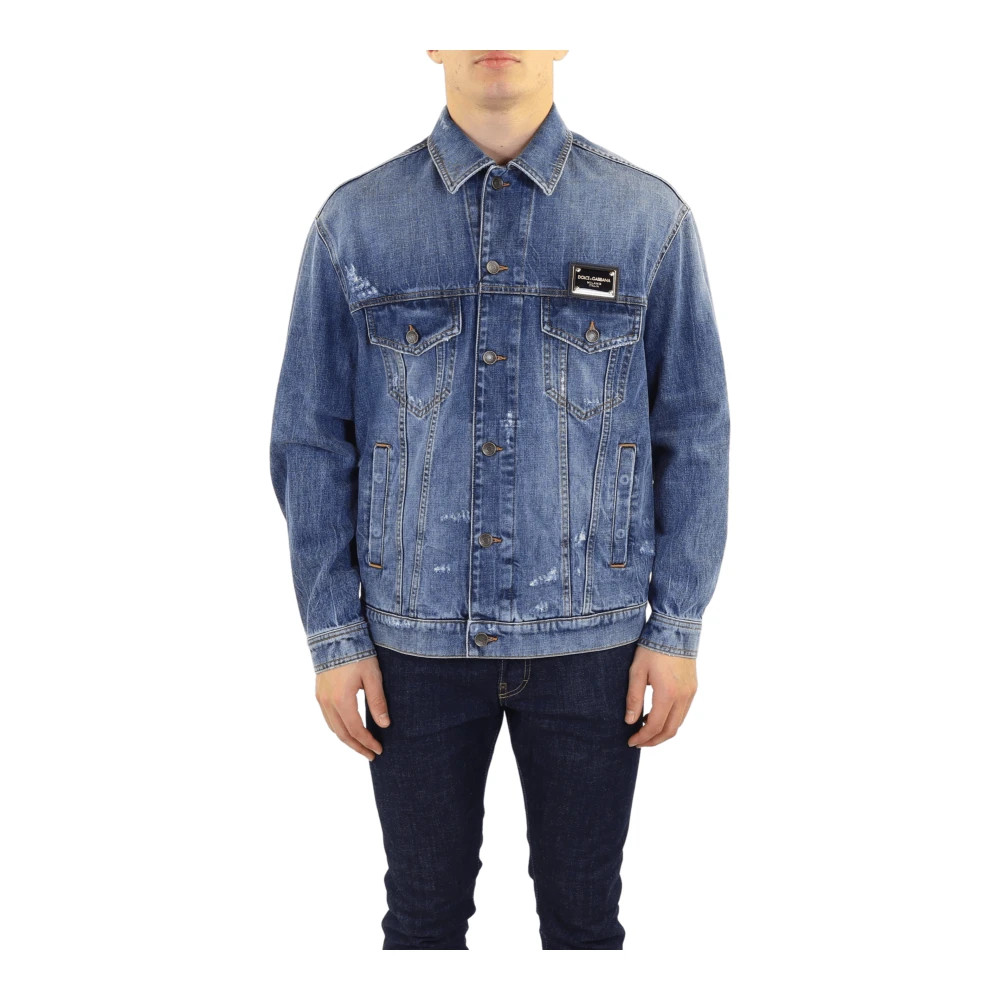 Jackets > Denim Jackets - - Dolce & Gabbana - Modalova