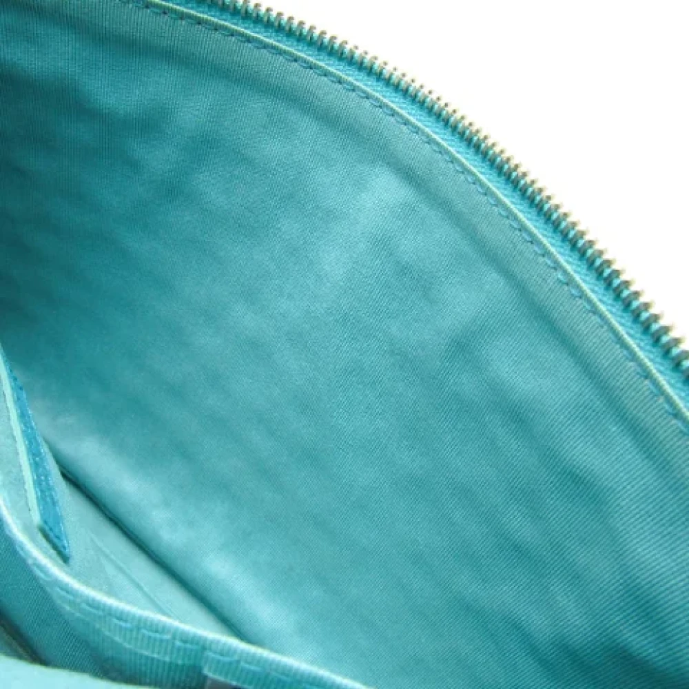 Jimmy Choo Pre-owned Leather clutches Green Dames