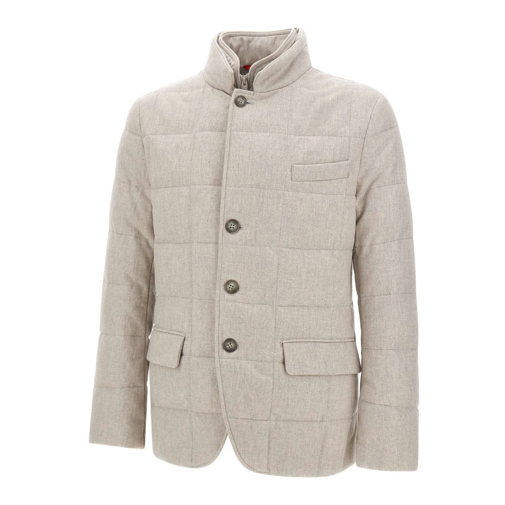 Fay Elegante Grijze Jassen voor Vrouwen Gray Heren