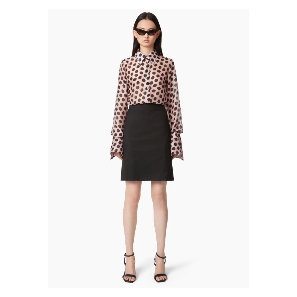 Nina Ricci Blouse MET Klok Multicolor Dames