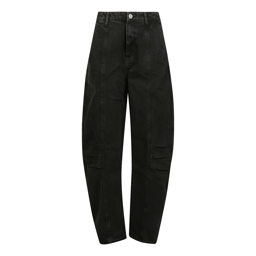 Rotate Birger Christensen Loose-fit Jeans Black Dames