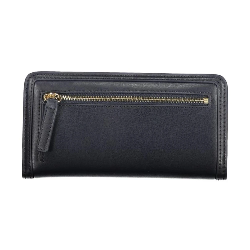 Tommy Hilfiger Blauwe Portemonnee met Meerdere Compartimenten Blue Dames