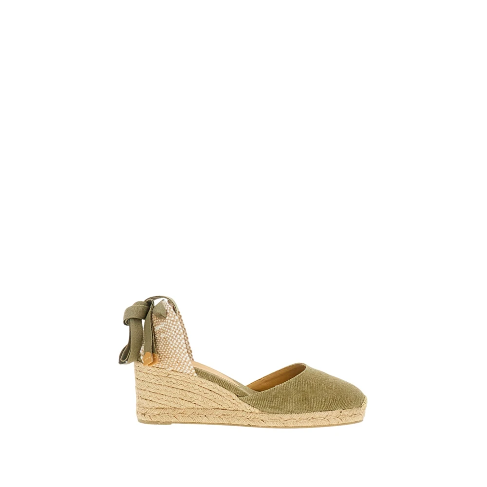 Castañer Women's Green Wedges - Wedges - 4 Uk - Shoes