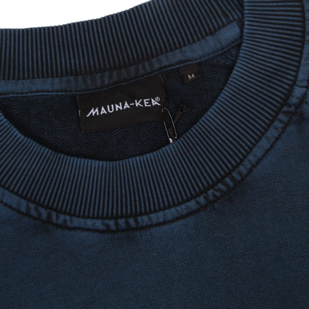 Mauna Kea Lichtgewicht Crewneck Raglan Sweatshirt Blue Heren