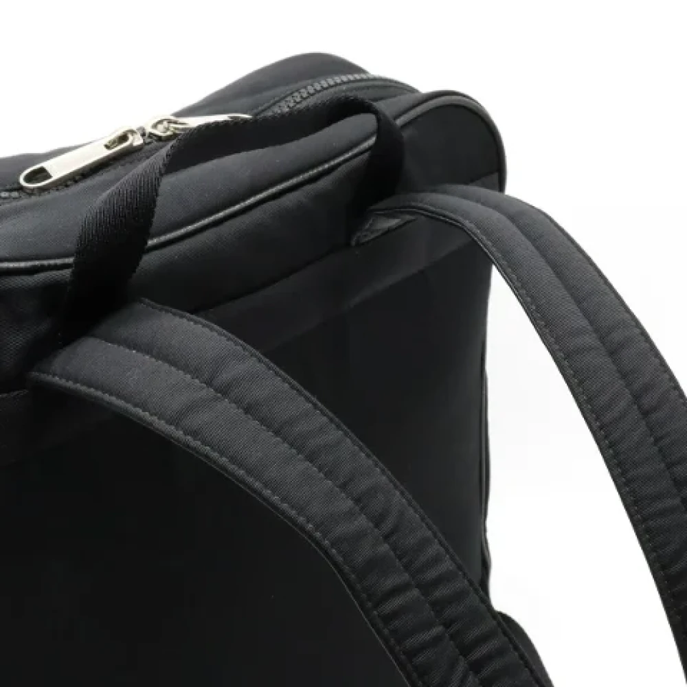 Gucci Vintage Pre-owned Canvas backpacks Black Dames