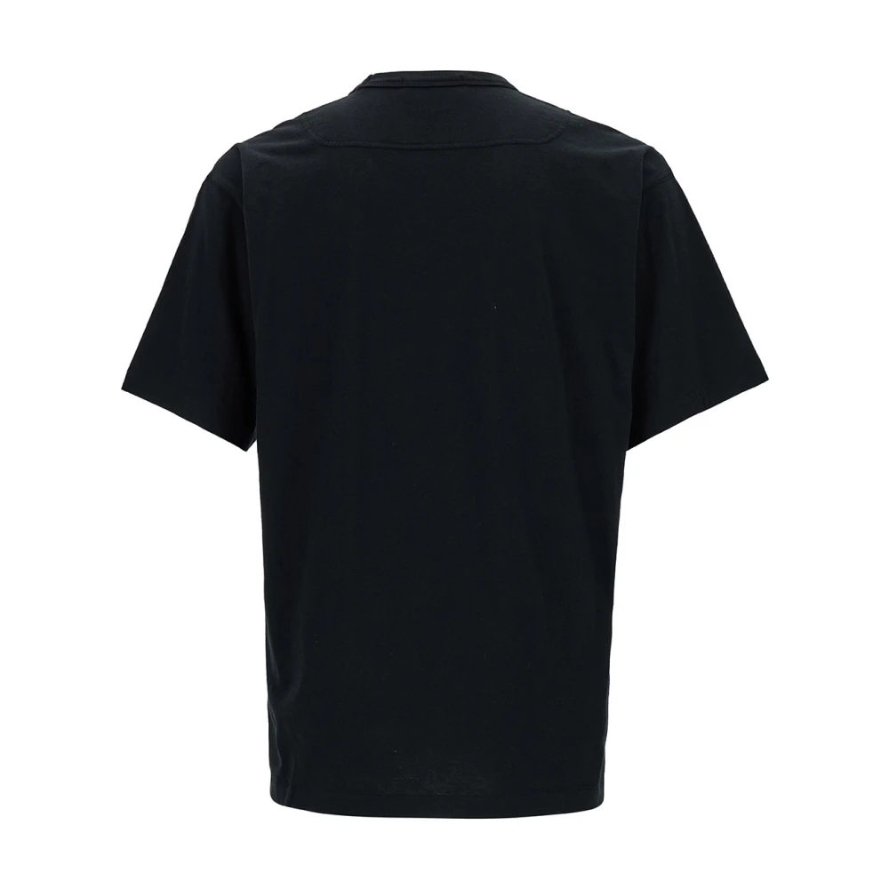 Stone Island Zwarte T-shirts en Polos met Cotone Black Heren