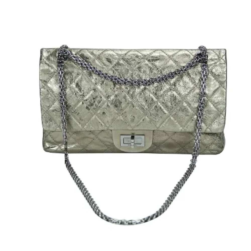 Chanel Vintage Pre-owned Leather chanel-bags Yellow Dames