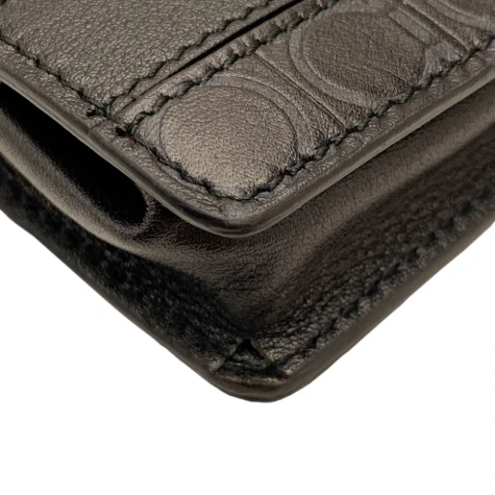 Salvatore Ferragamo Pre-owned Leather wallets Black Dames