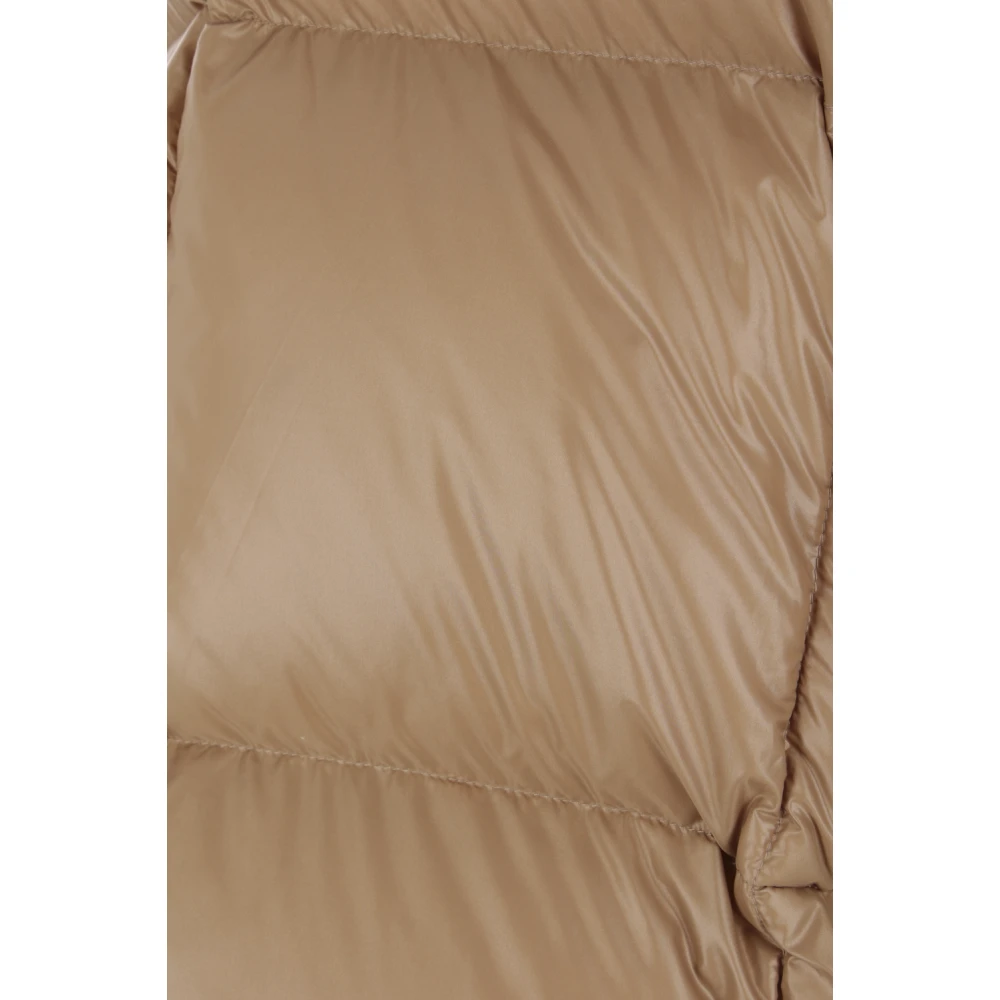 Jil Sander Beige Oversize Nylon Jas Beige Heren