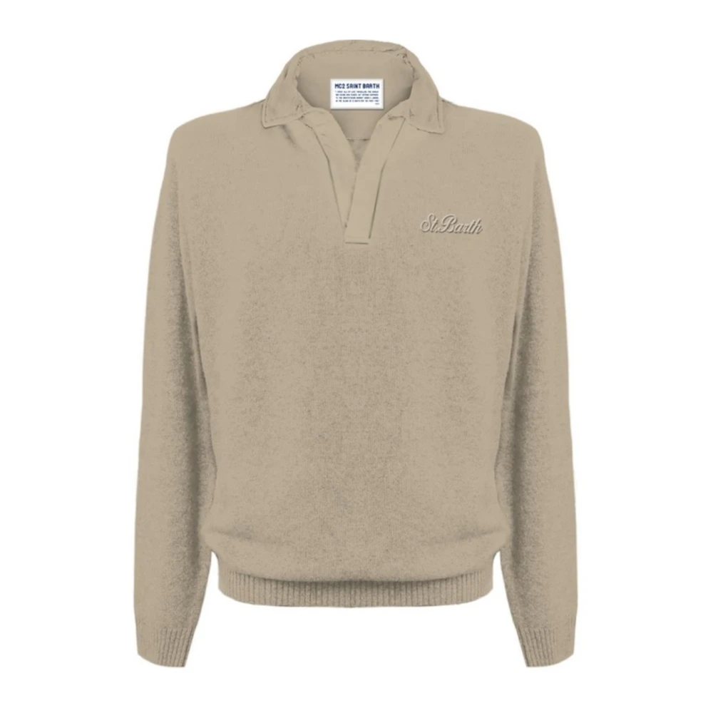 MC2 Saint Barth Beige T-shirts en Polos Beige Heren
