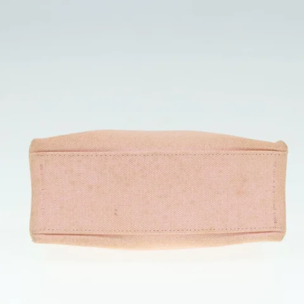 Burberry Vintage Pre-owned Canvas handbags Pink Dames