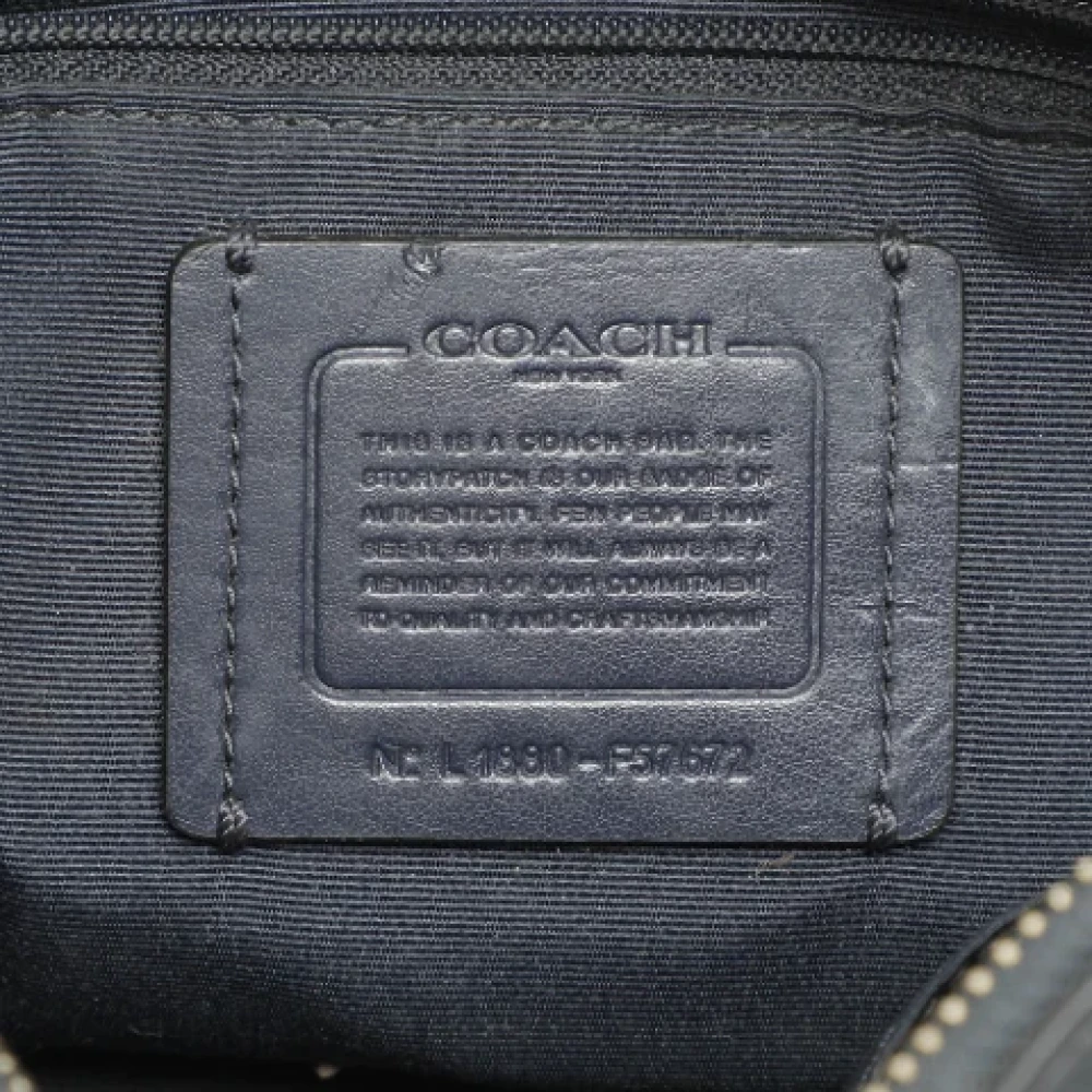 Coach Pre-owned Leather handbags Blue Dames