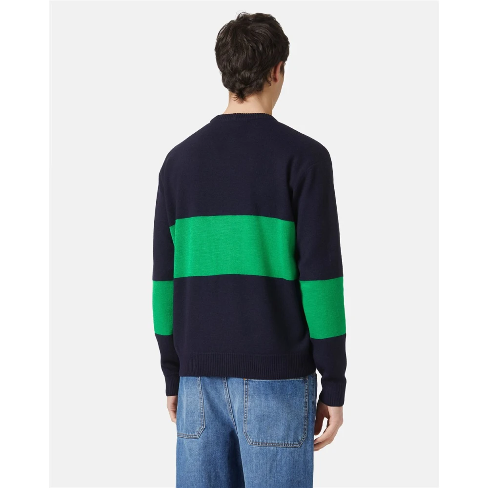 Iceberg Merino wollen trui uit de The Re-Edit collectie Multicolor Heren