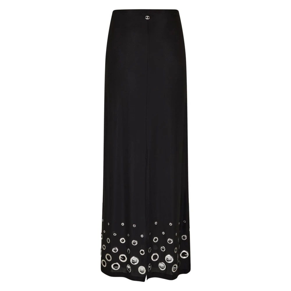 Paco Rabanne Zwarte Minirok Black Dames