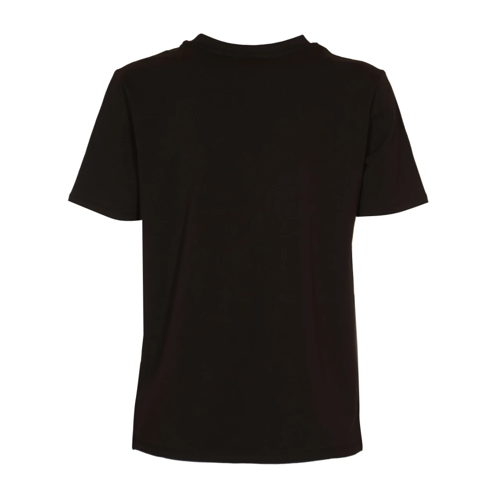 Michael Kors Zwarte Sweater met Grommet Empire Tee Black Dames