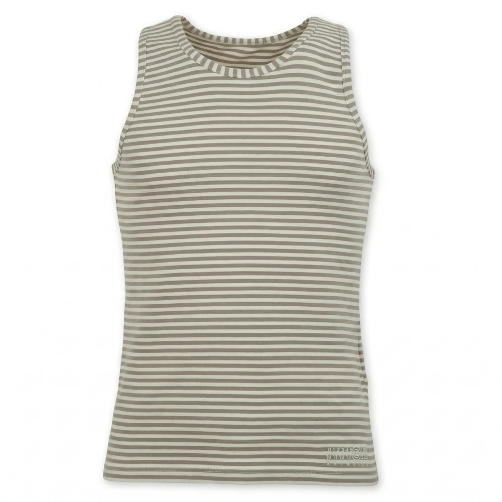 Mm6 Maison Margiela Men's Multicolor Sleeveless Tops, M, Tank Top