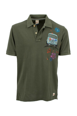 polo-homme-peint-a-la-main