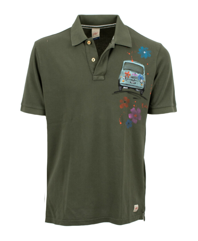 polo-homme-peint-a-la-main
