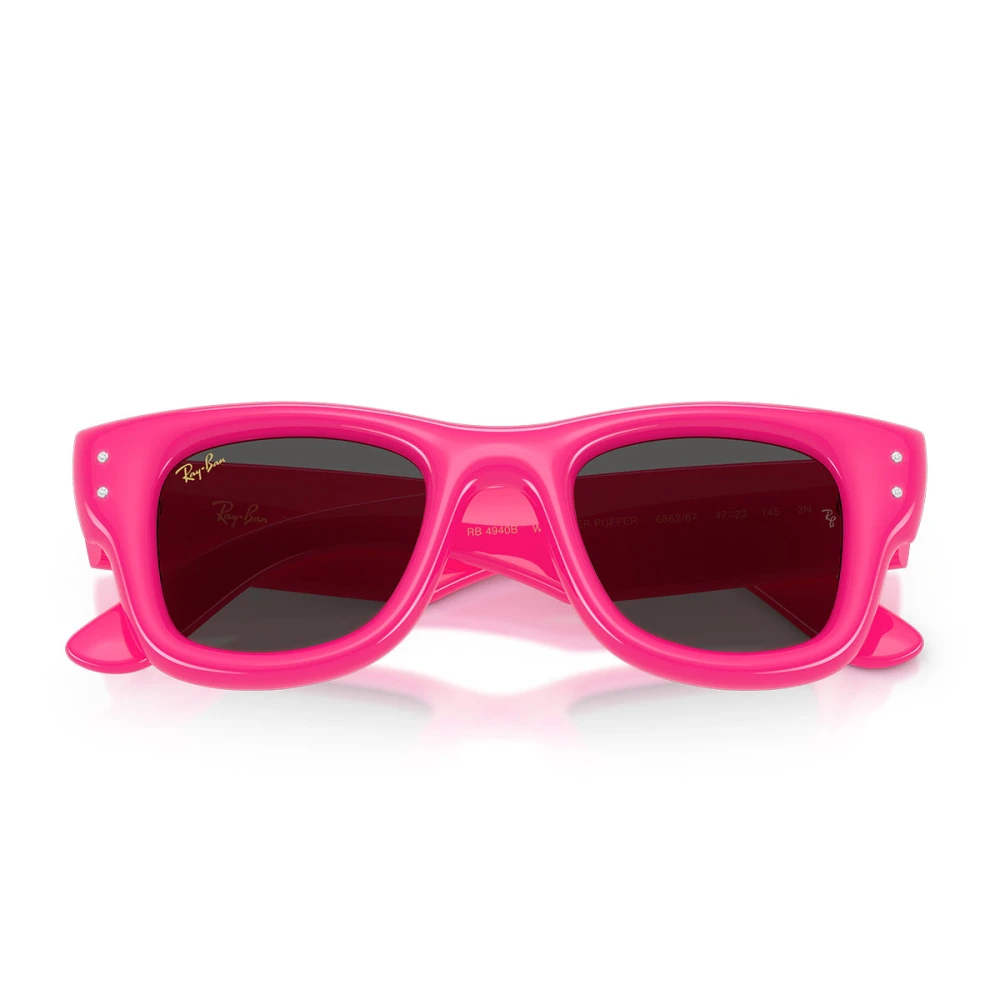 Ray-Ban Women's Pink Rb4940b Wayfarer Puffer - Sunglasses - 47 Mm - Accessories