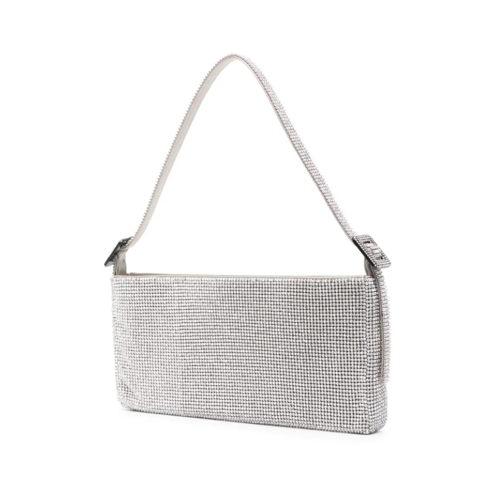 Benedetta Bruzziches Tas met Strass Versiering Gray Dames