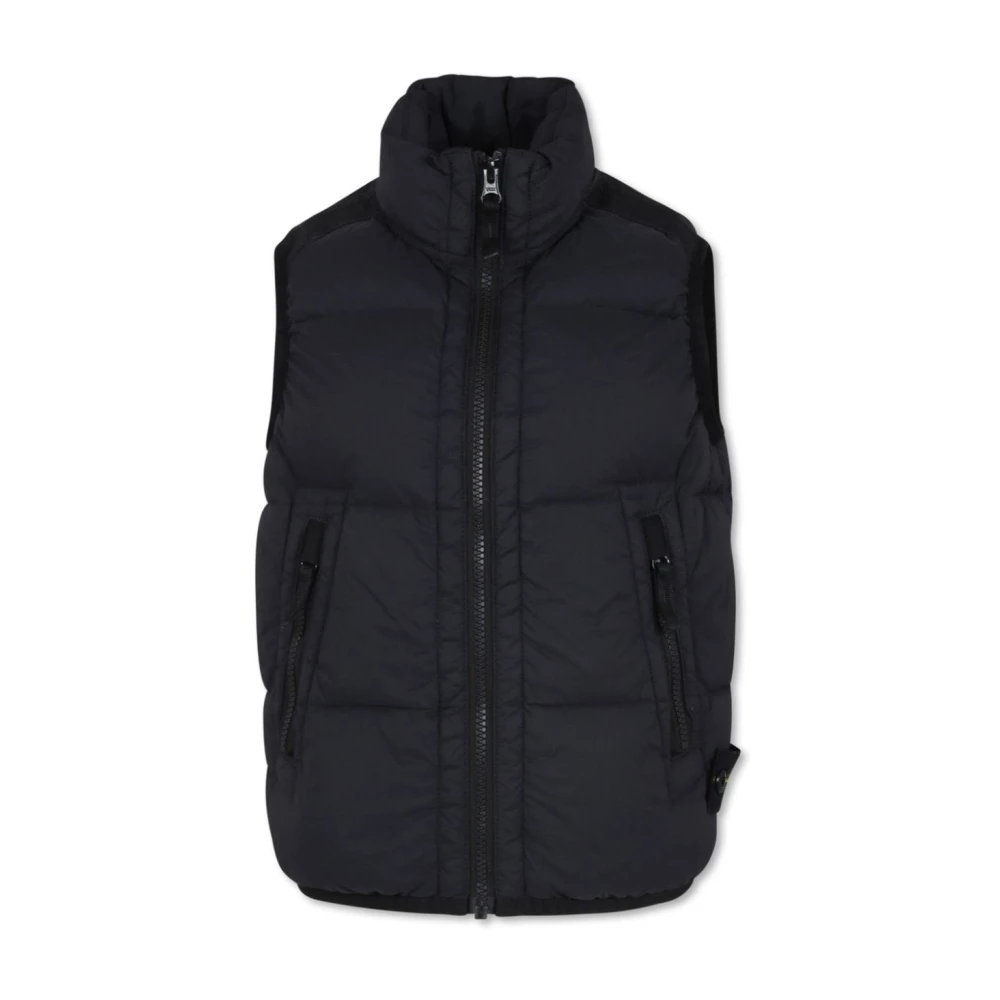 Stone Island Boys Black Kids Jackets Size 8 Y