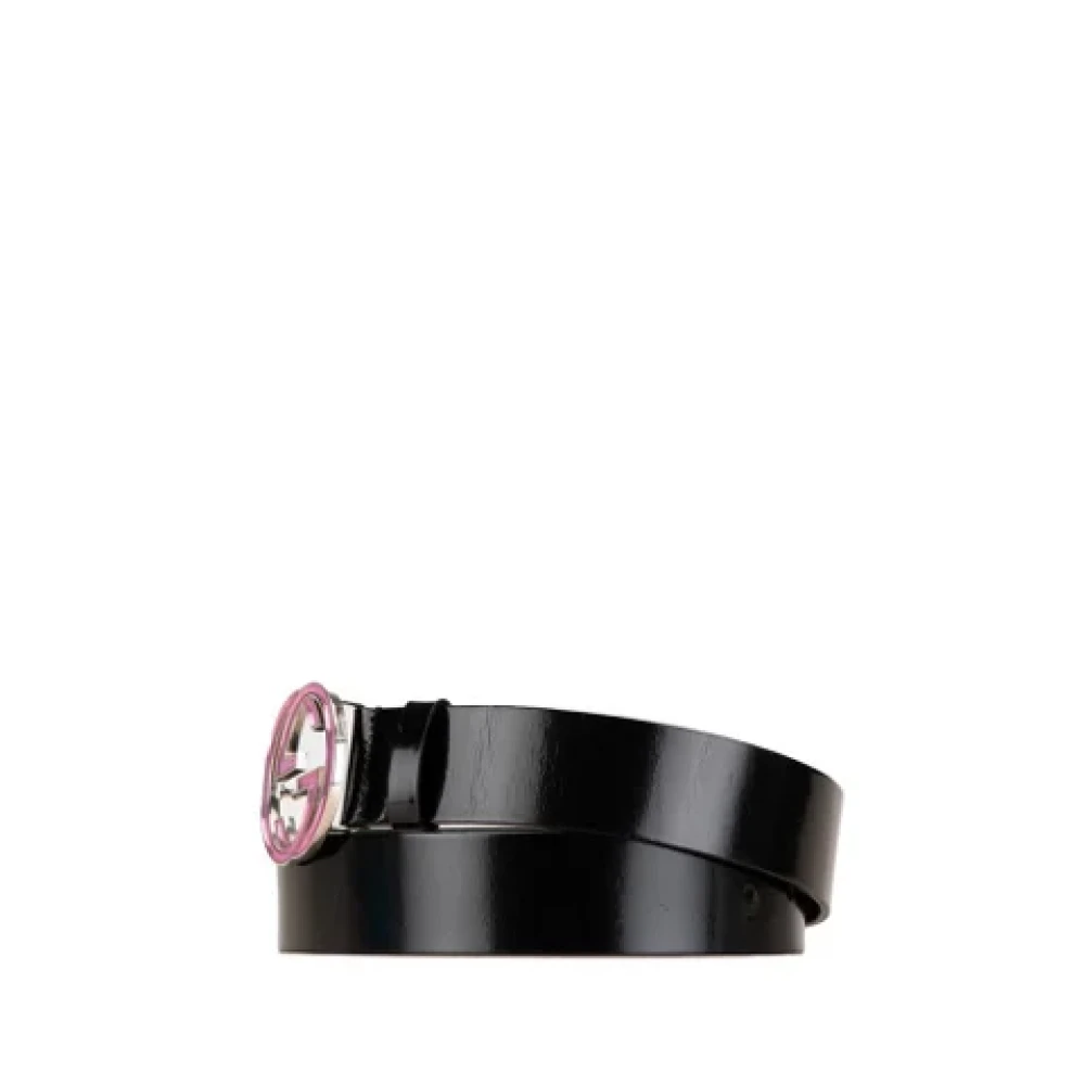 Gucci Vintage Pre-owned Leather belts Black Dames