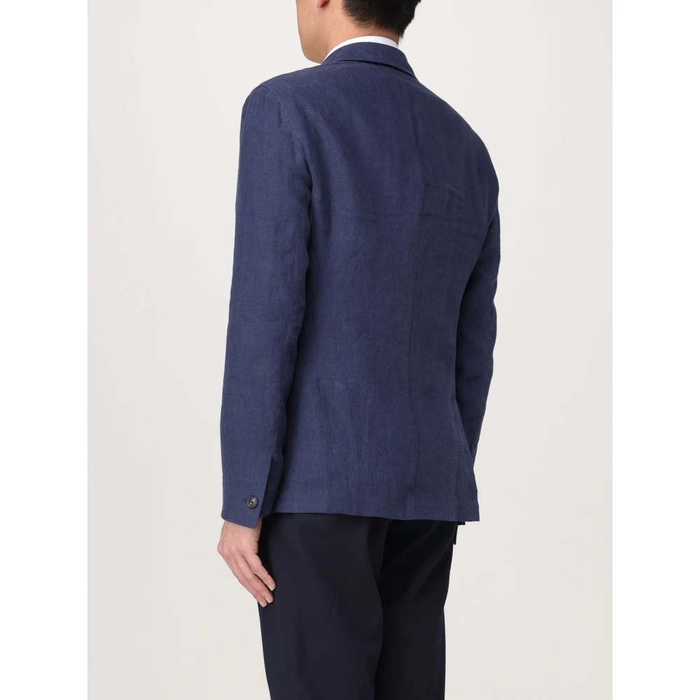 Giorgio Armani Stijlvolle jas voor mannen en vrouwen Blue Heren