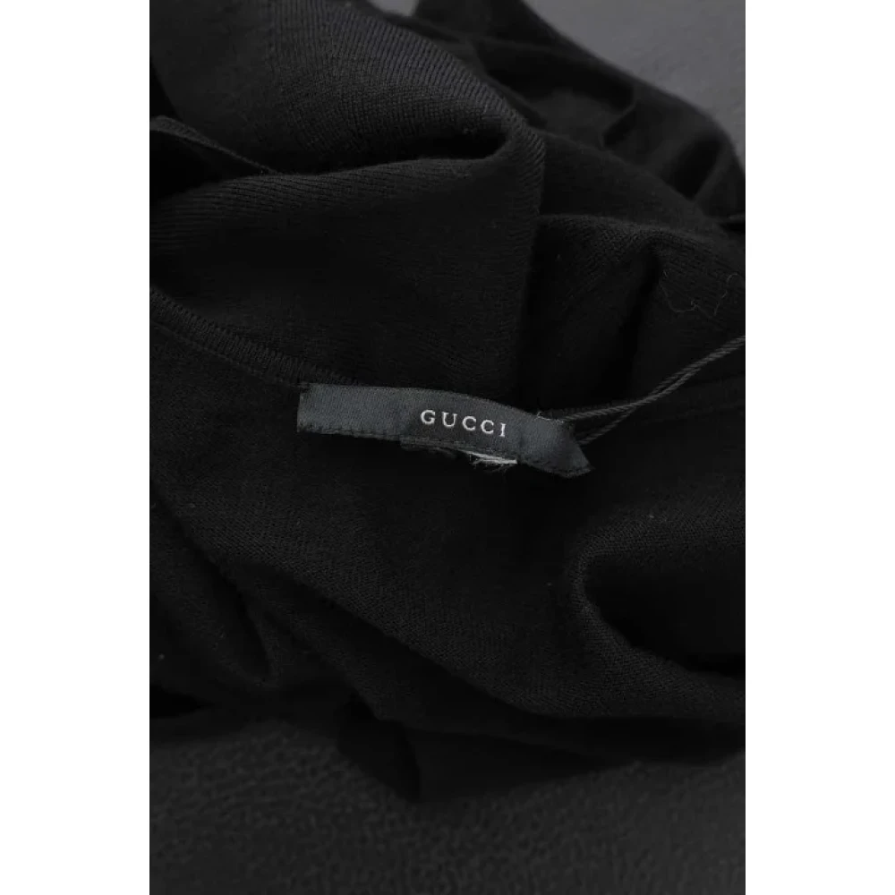 Gucci Vintage Pre-owned Wool tops Black Dames