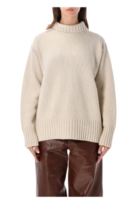 Wool Cashmere High Neck
