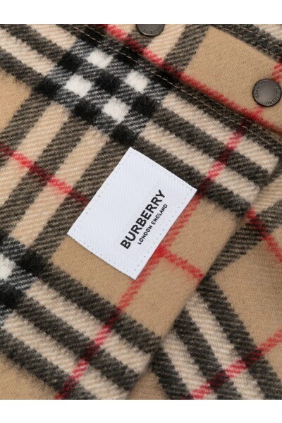 Vintage Check Snood Halsduk för Flickor