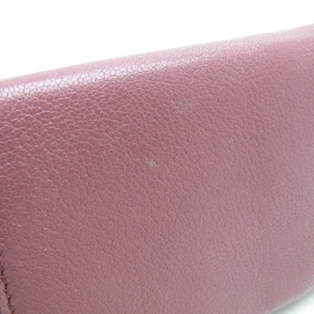Dior Vintage Pre-owned Leather wallets Pink Dames