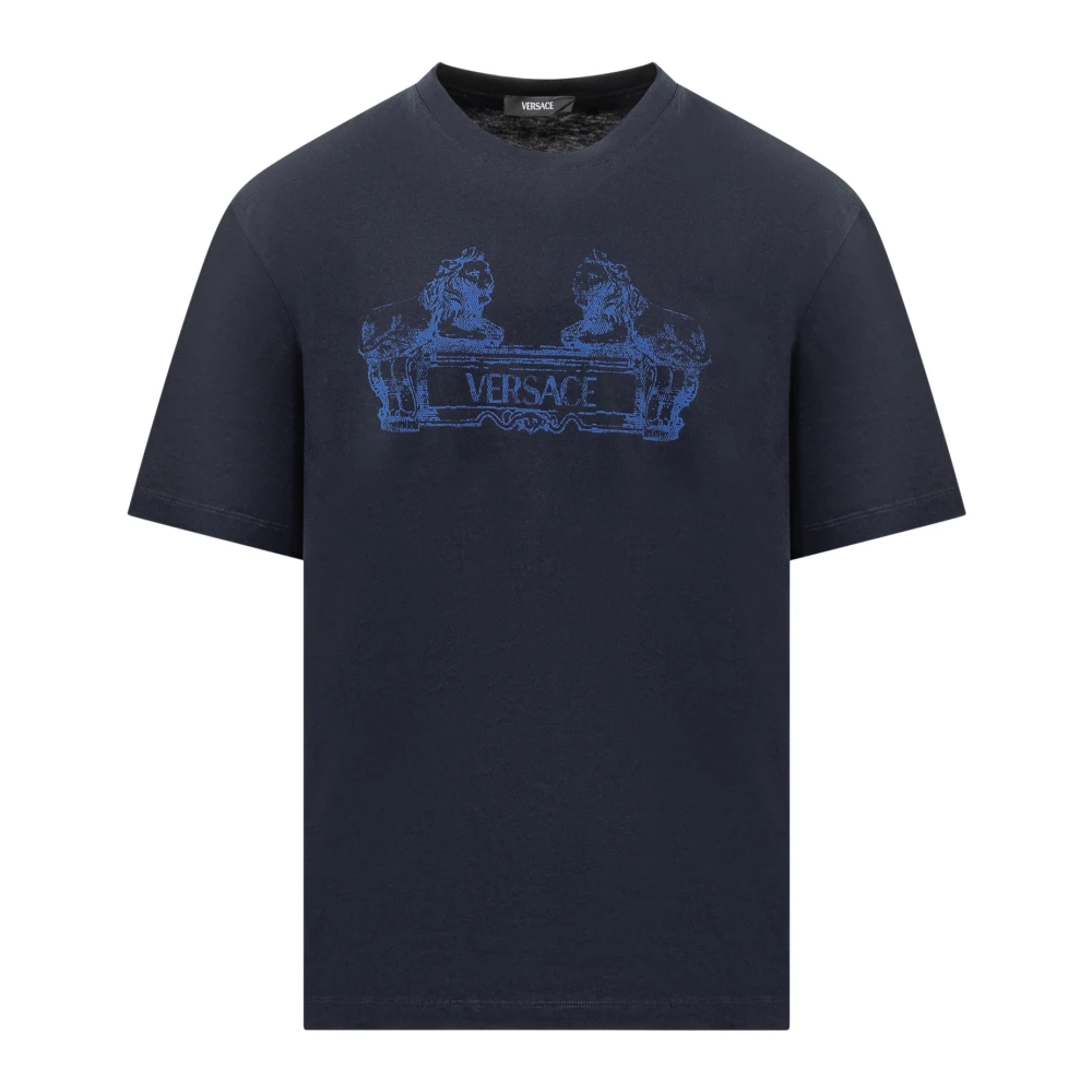 Versace Stijlvolle T-shirts Blue Heren