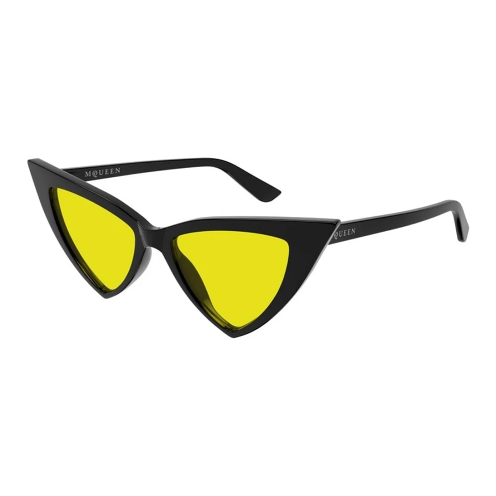 Alexander Mcqueen Women's Black Cat-Eye Sunglasses