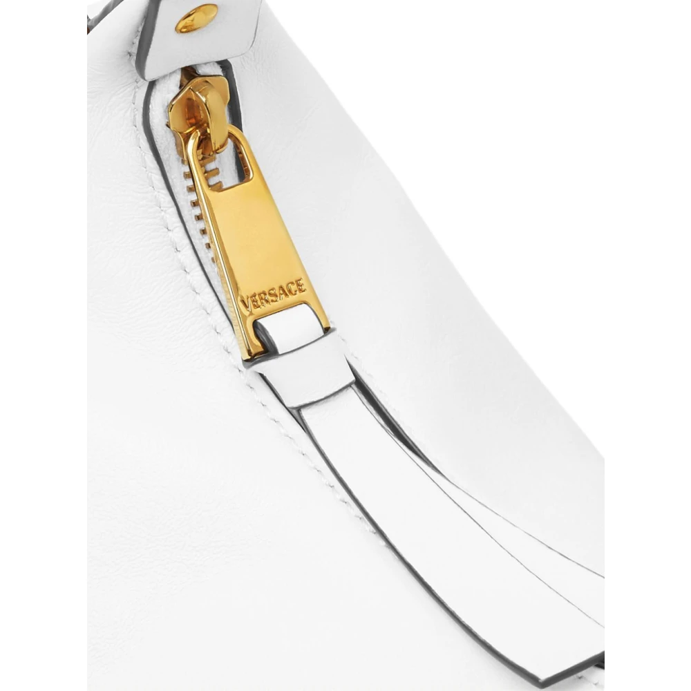 Versace Lamsleren Top Hand Schoudertas White Dames