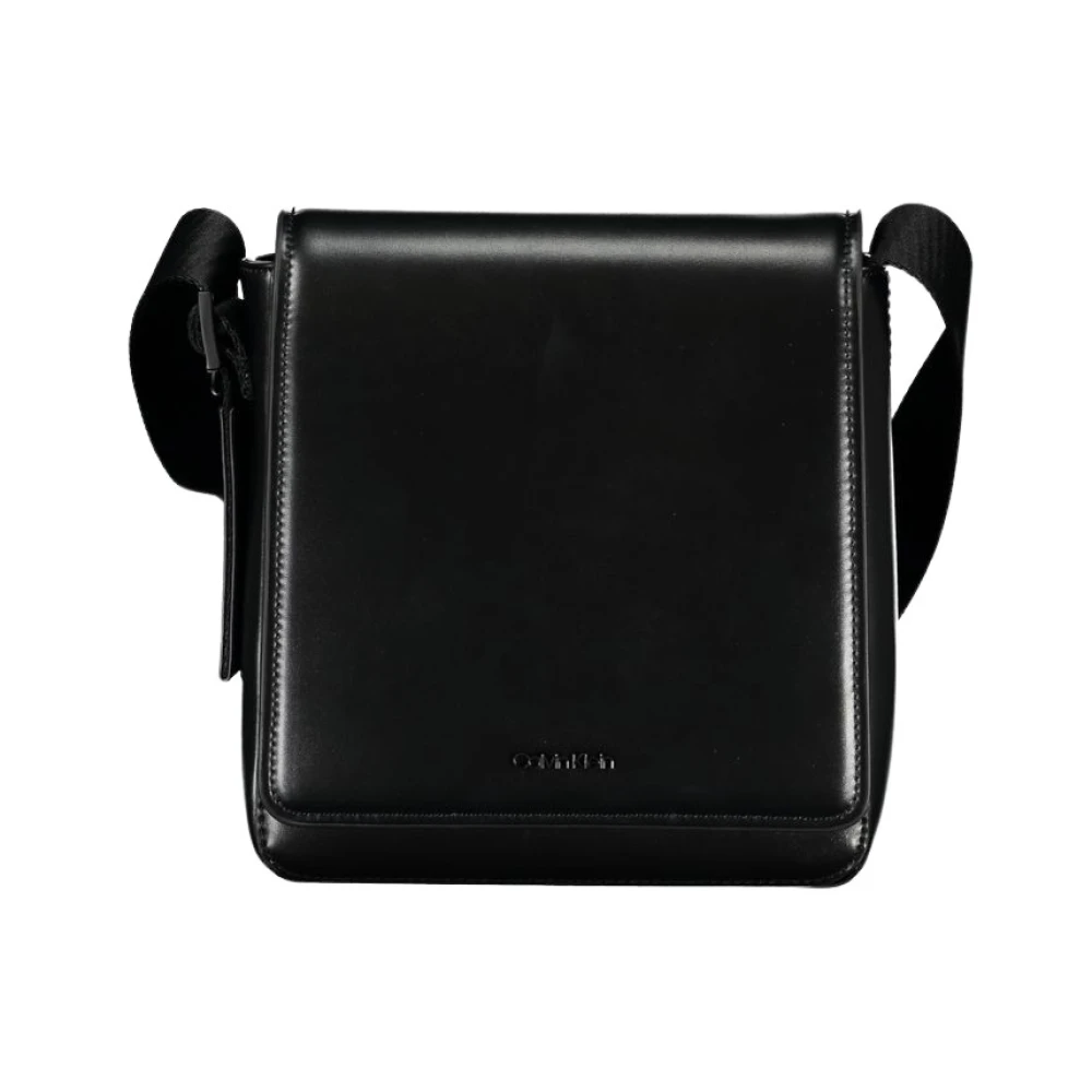 Calvin Klein Men's Black Polyester Shoulder Bag