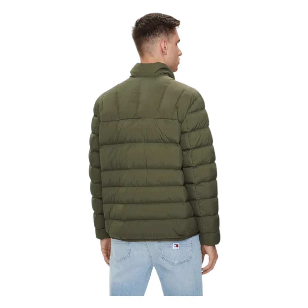 Tommy Jeans Korte Gewatteerde Jas Green Heren