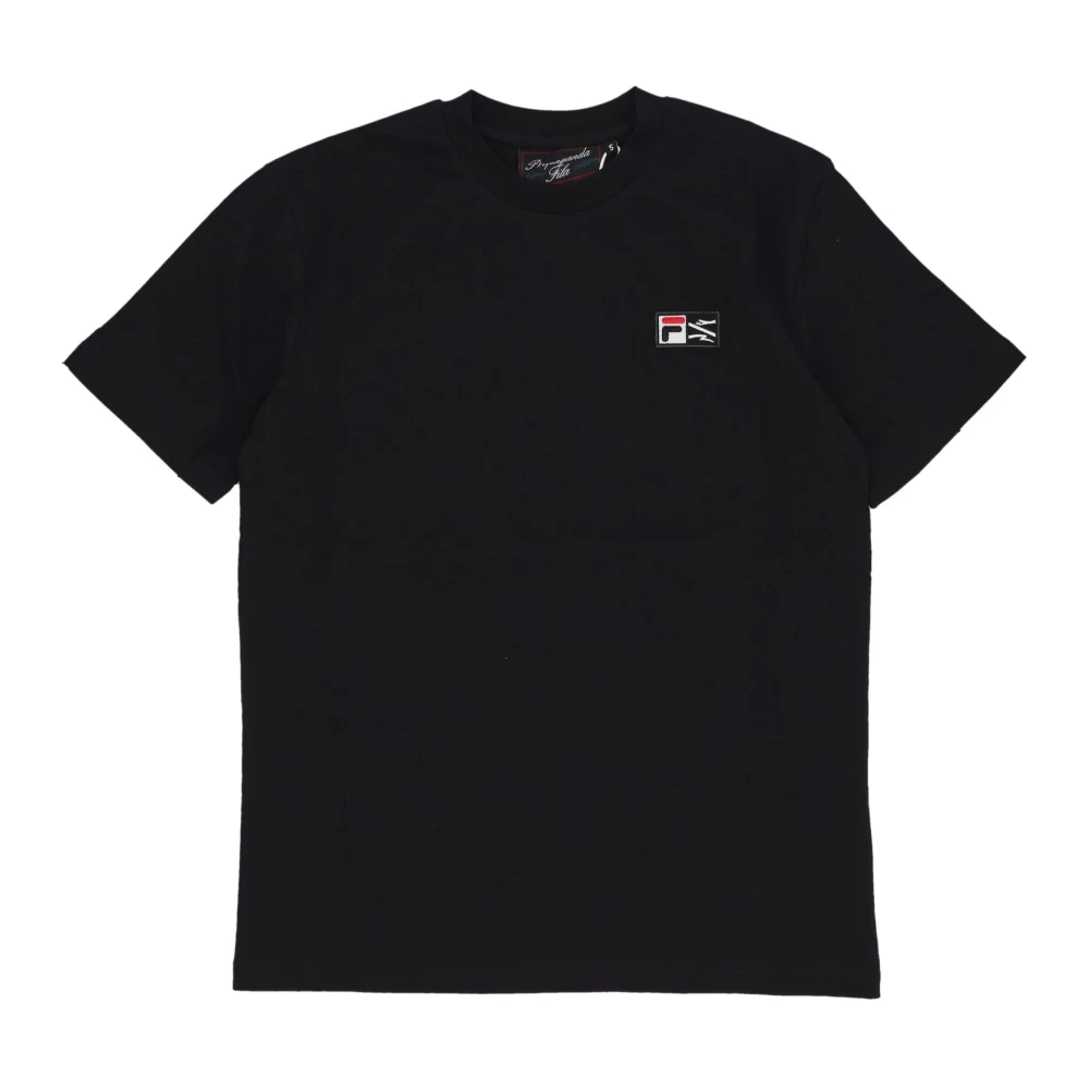Propaganda Zwart T-shirt met Fila Logo Black Heren