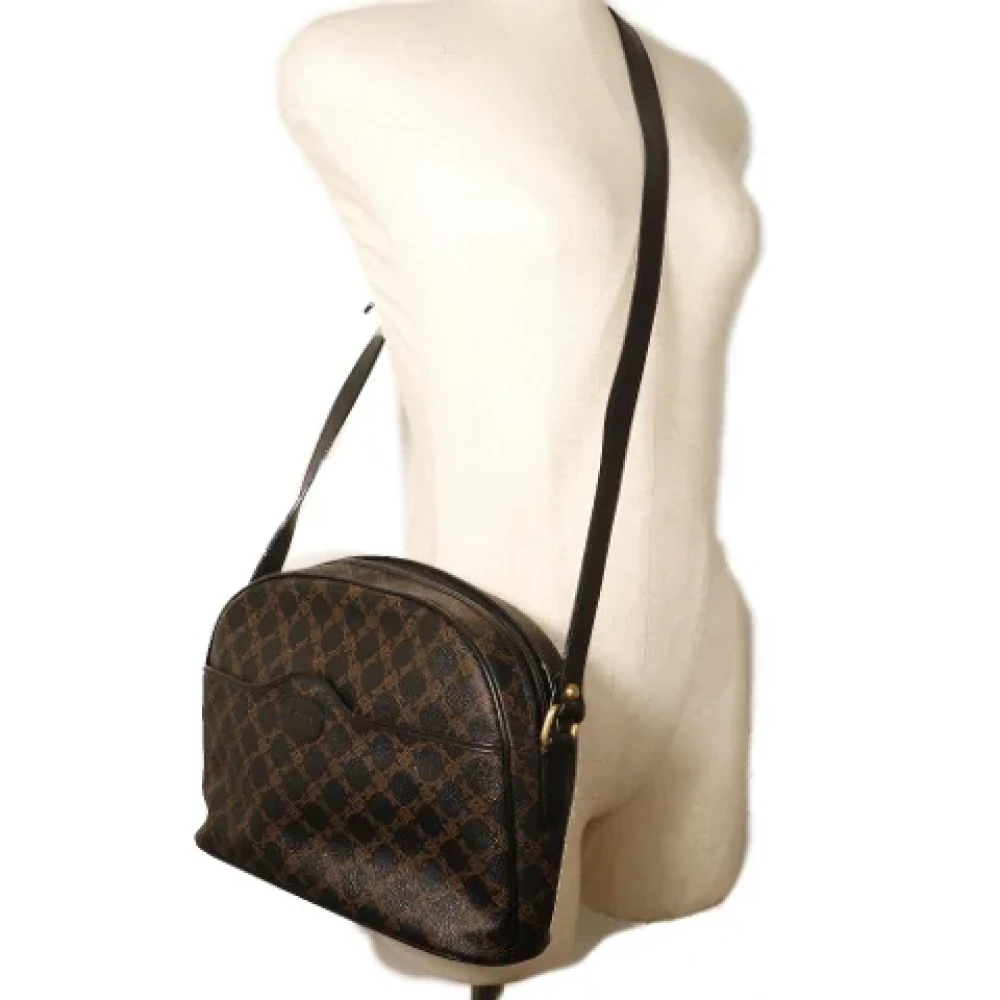 Bally Pre-owned Canvas crossbody-bags Black Dames