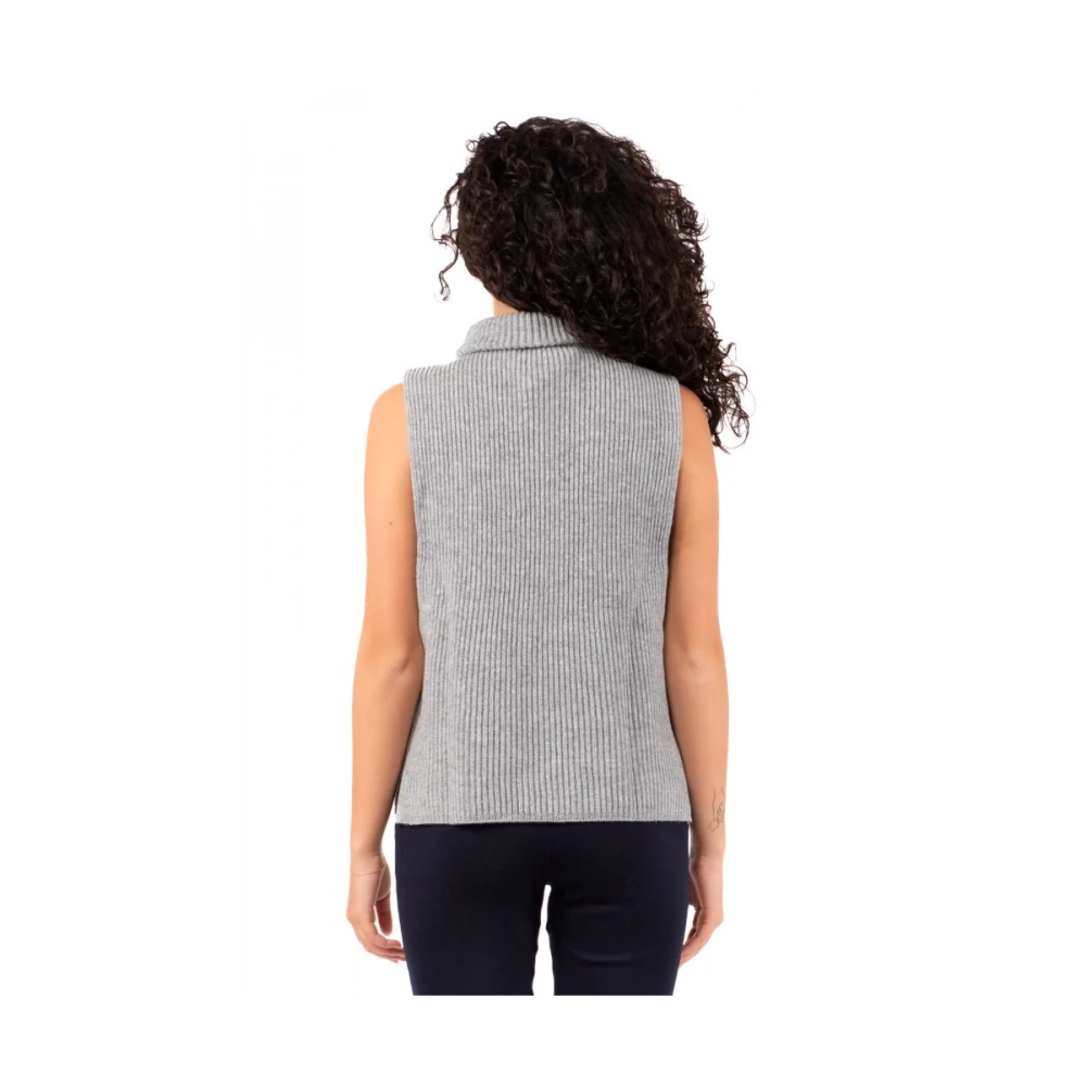 Max Mara Damesvest Stijlvol S Gray Dames