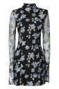 robe-a-manches-longues-noire-a-fleurs