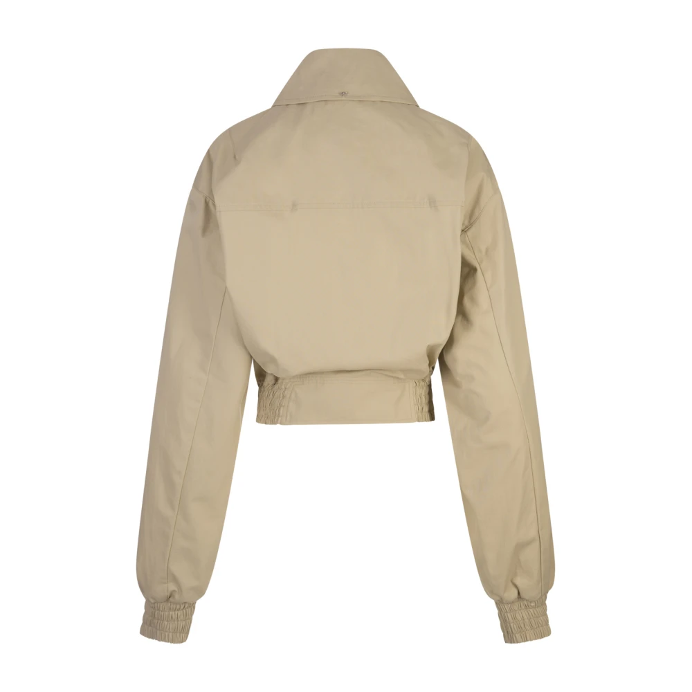 SPORTMAX Bruine Gala Bomber-Style Shirt Brown Dames