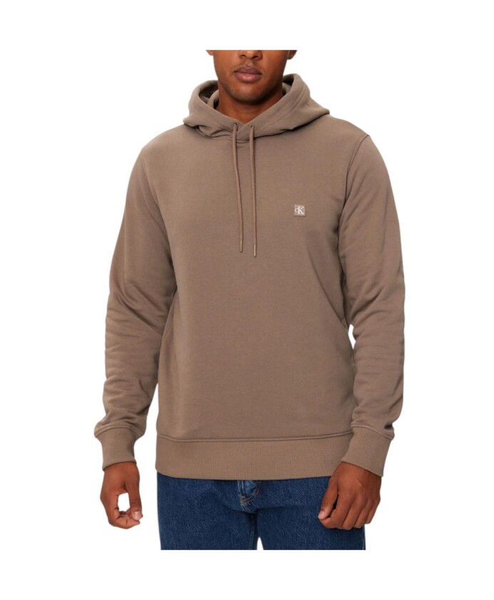 embroidered-logo-beige-hoodie