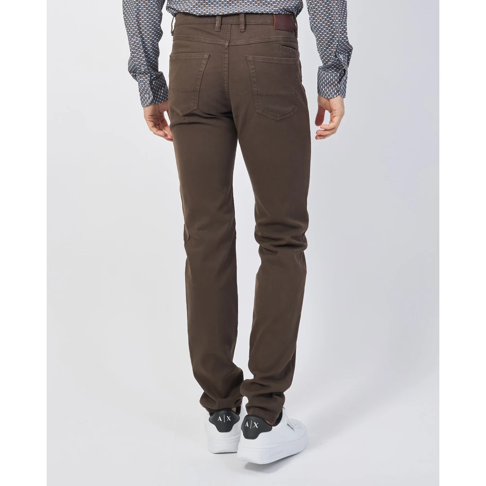 Bugatti Bruine Broek 5-Pocket Stijl Brown Heren