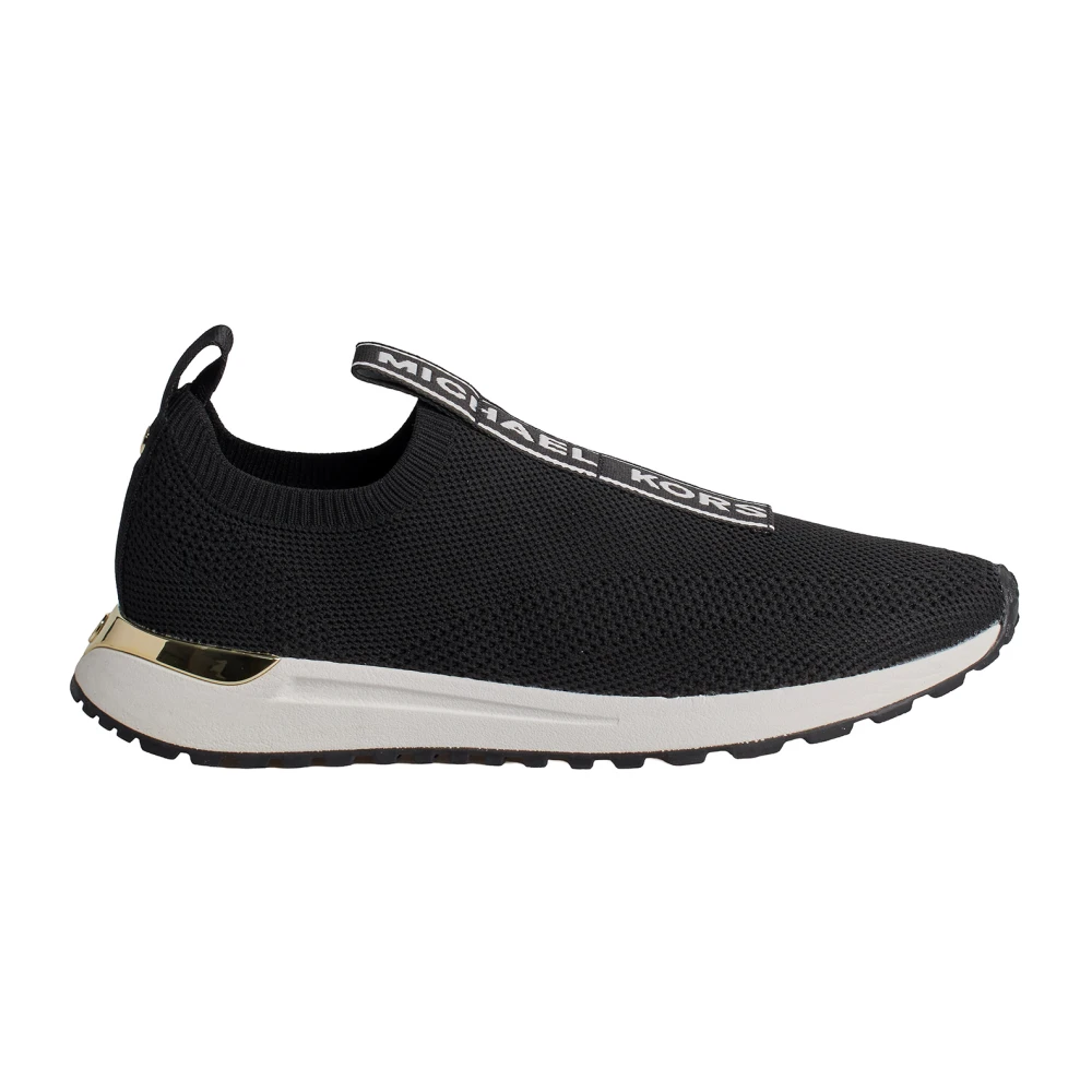 Michael Kors Bodie Logo Tape Mesh Slip-On Trainer Dames Schoenen Zwart