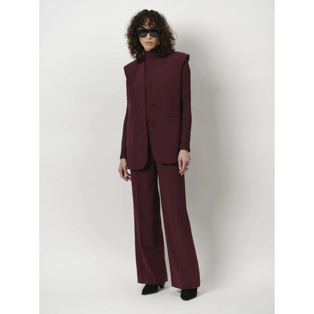 Dante 6 Lucas Wijde Pijp Broek Red Dames