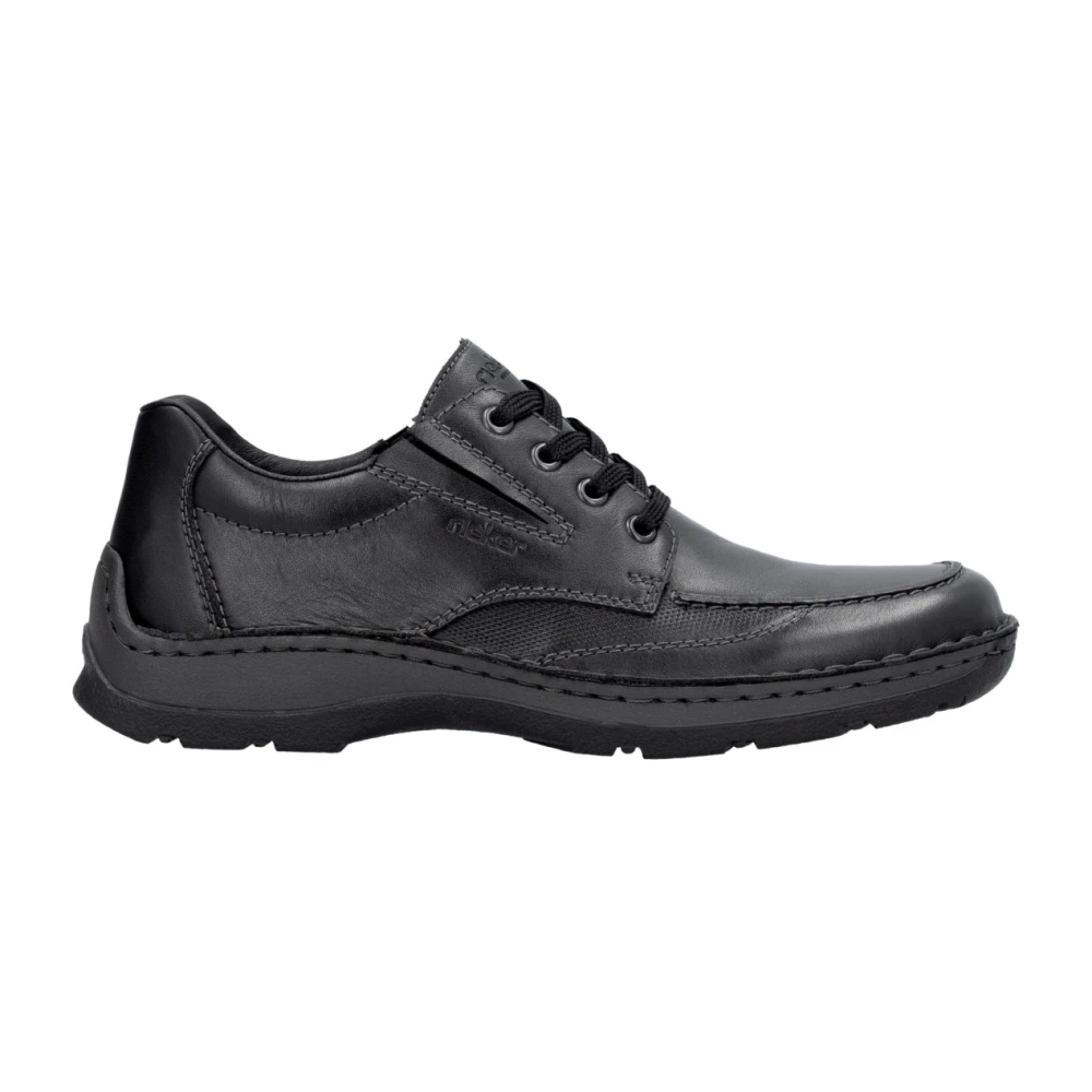 Rieker Svarta Casual Stängda Herr Sneakers Black, Herr