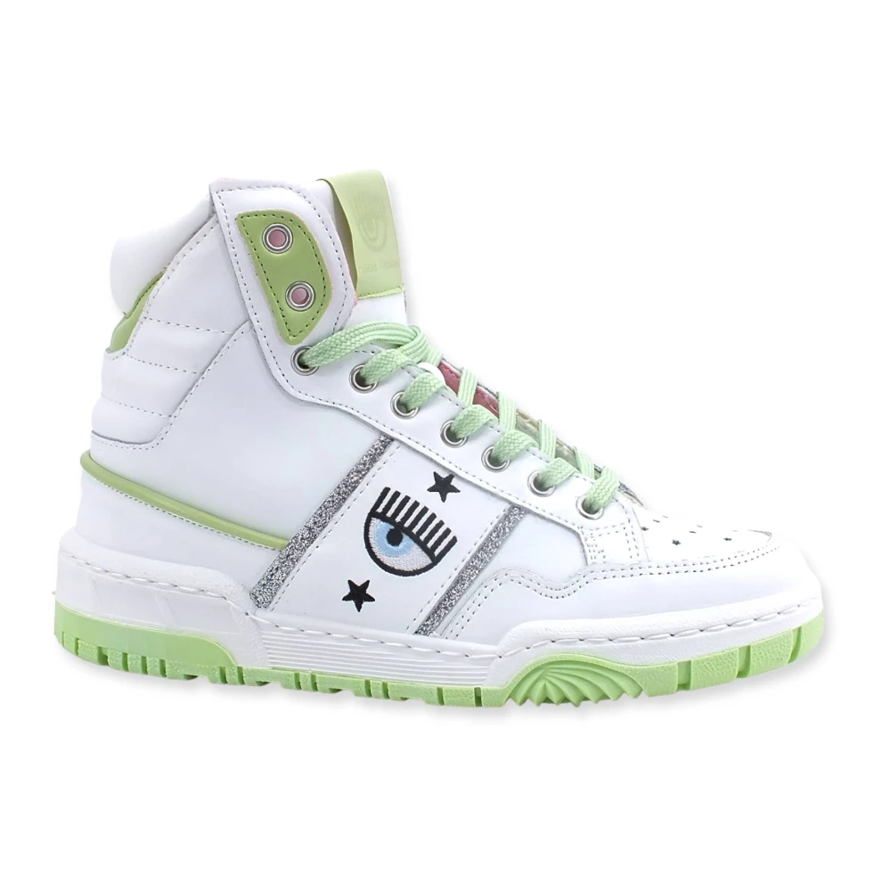 Chiara Ferragni Collection High Sneaker Dames Schoenen Wit